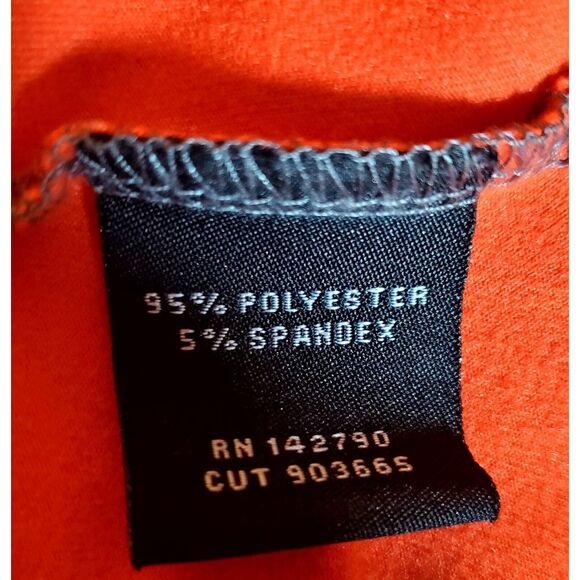 BCBG MAXAZRIA Track Jacket XS Activewear Puckered Zip Up Grey/Orange Logo Sleeve - Picture 7 of 8